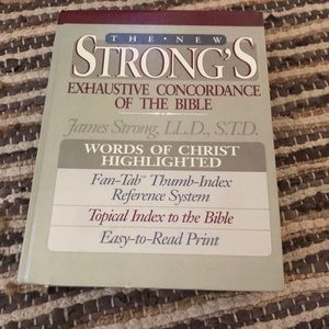 Strong Exhaustive Concordance of the Bible